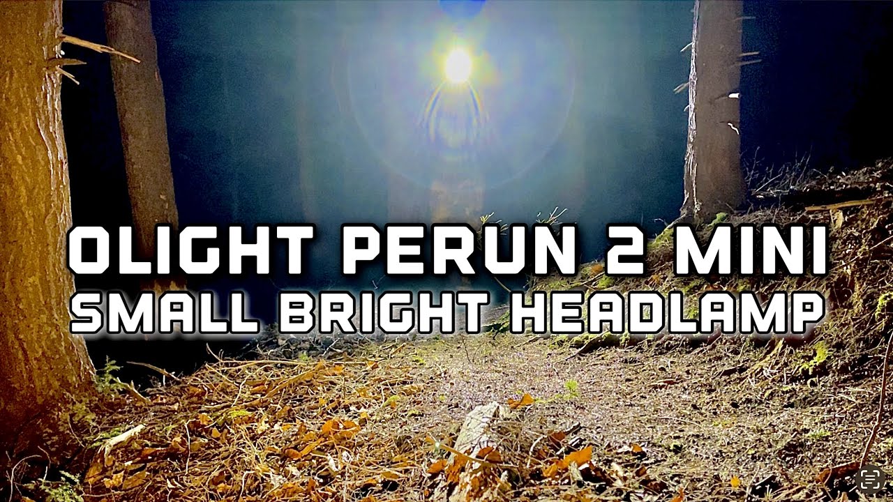 Olight Perun mini 2 is a small bright & lite headlamp with red light review