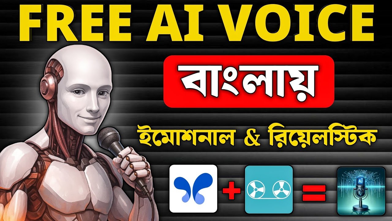 ফ্রি AI Voice Generator দিয়ে বানান রিয়েলিস্টিক বাংলা ভয়েস | Emotional Voice Maker 2025 |