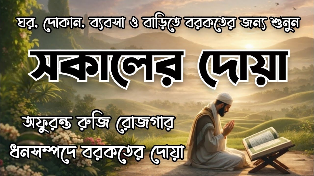 সকালটা শুরু হোক হৃদয় শীতল করা বরকতময় আয়াত দিয়ে। সকালের দোয়া ও জিকির। Morning Dua Full by Alaa Aqel