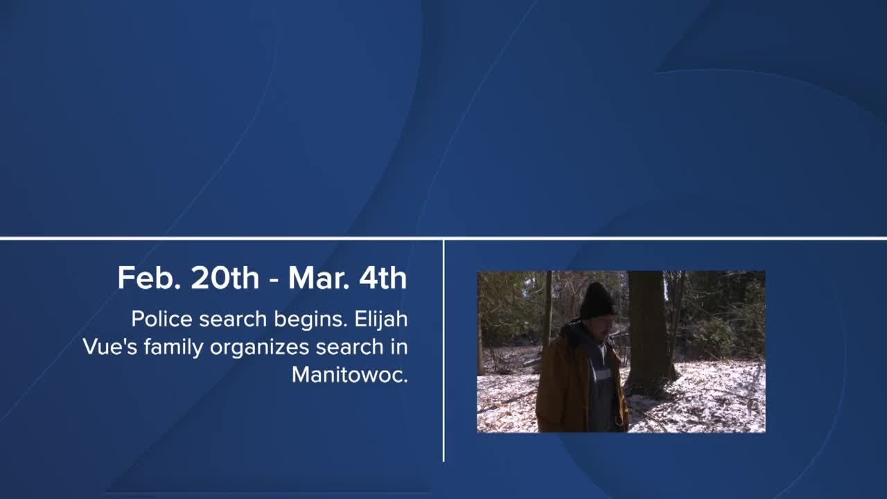 Elijah Vue has been missing for one month; a look at what's happened since February 20th