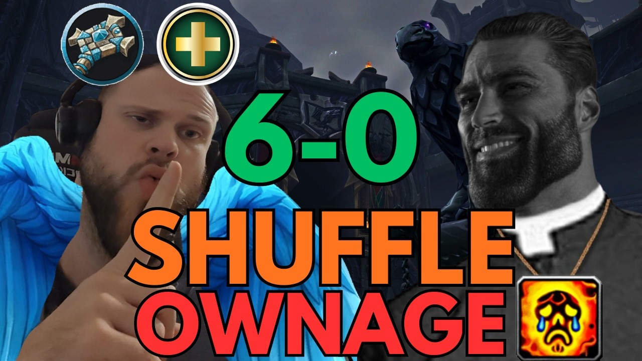 This Resto Shaman had no chance! 6-0 Holy Priest Solo Shuffle | Midnight PvP Season 1