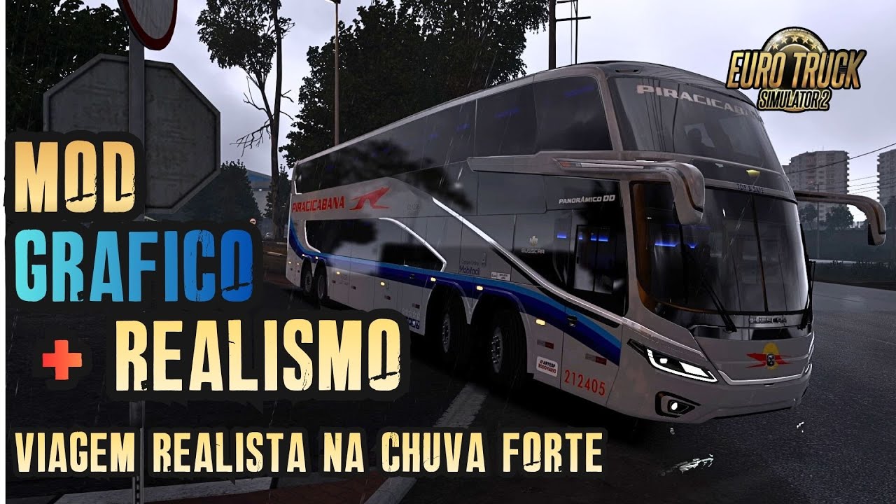 MELHOR MOD GRAFICO DE REALISMO | DE ARARAQUARA-SP A SÃO CARLOS-SP | MAPA ROTAS BRASIL | MOD BUS ETS2