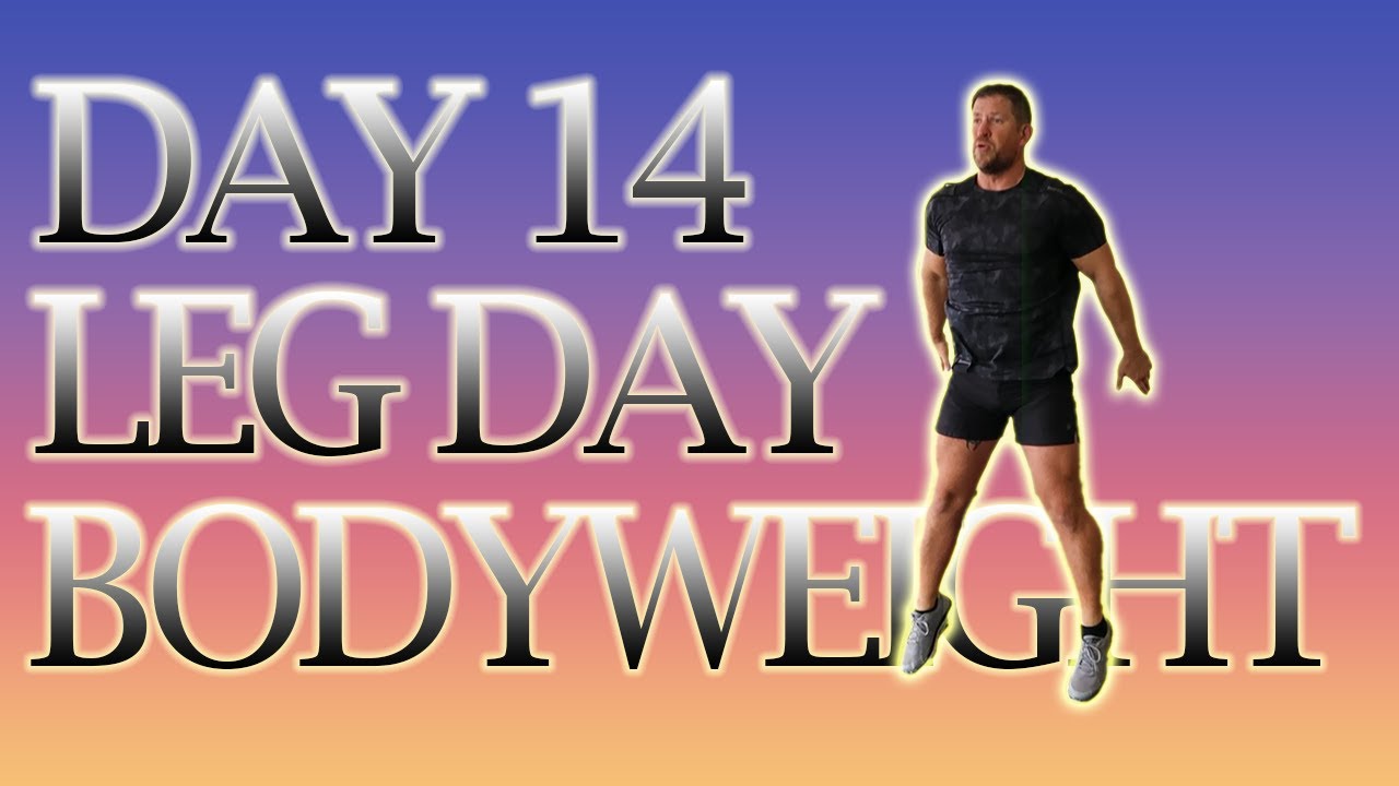 Leg Workout for Beginners | BODYWEIGHT ONLY | DAY 14 | Follow Along