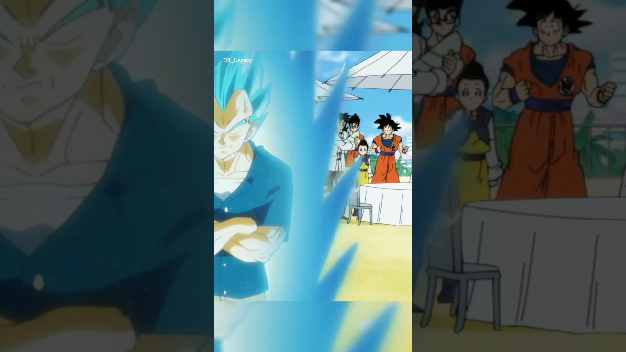 Vegeta Powers Up When Bulla Cries😅 