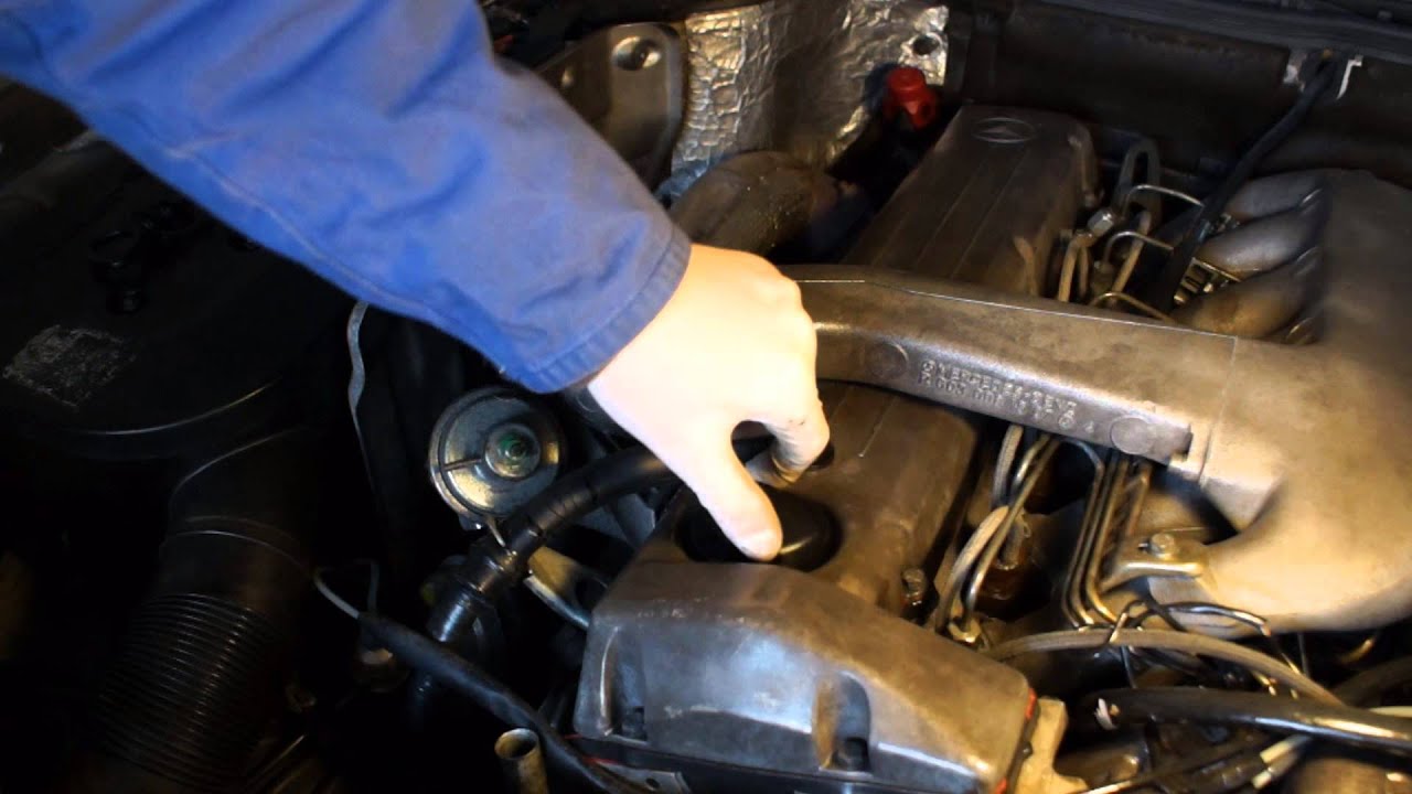 DIY - Mercedes-Benz 300 SDL TURBO - W126 - OIL CHANGE - OIL EXTRACTOR - Ölwechsel - Motoröl absaugen