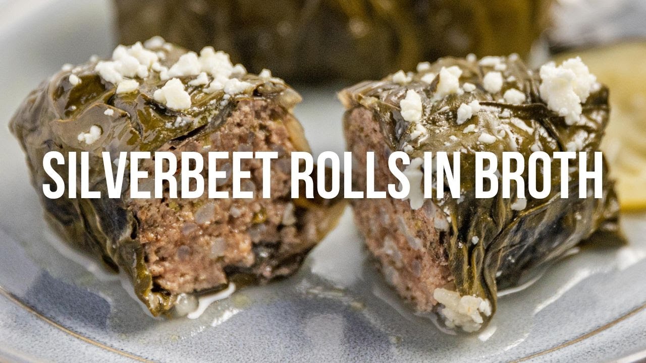Рулетики из свеклы в бульоне