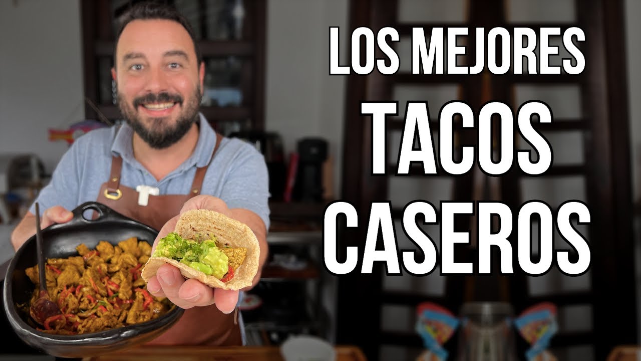 C&oacute;mo hacer los MEJORES TACOS CASEROS | &iexcl;Con tus Propias Tortillas! | Receta F&aacute;cil