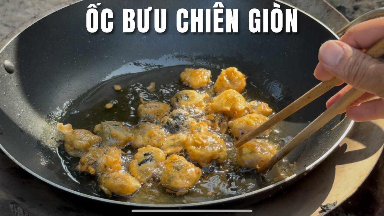 Lần đầu đi đồng bắt ốc bưu về chiên giòn - Sắc Miền Tây
