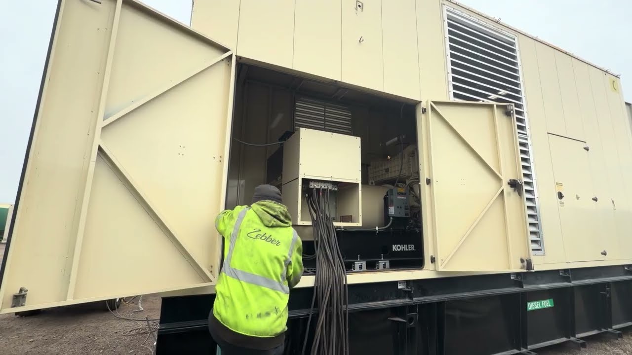 2250kW Kohler Rehlko Diesel Generator LOAD BANK TEST | 3-Phase Mobile Power Unit 91800