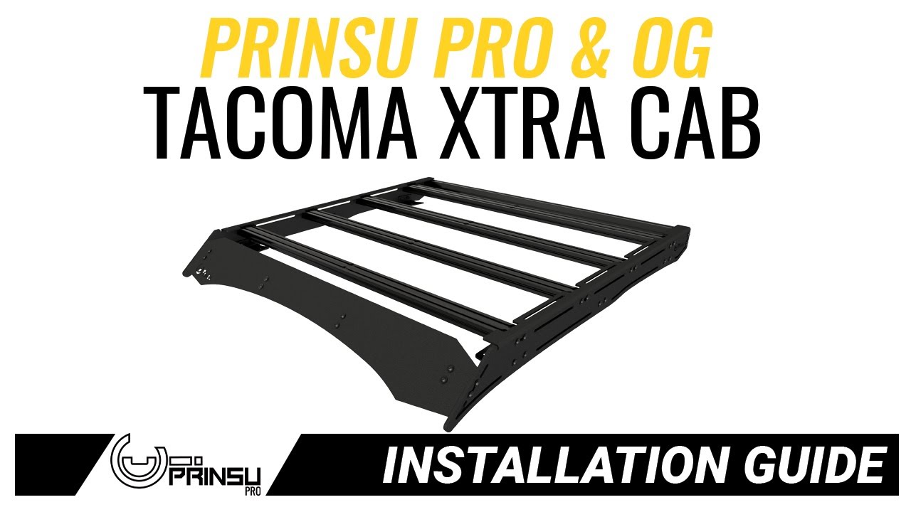Установка багажника на крышу и комплектации Toyota Tacoma Xtra Cab Pro 1-го поколения.