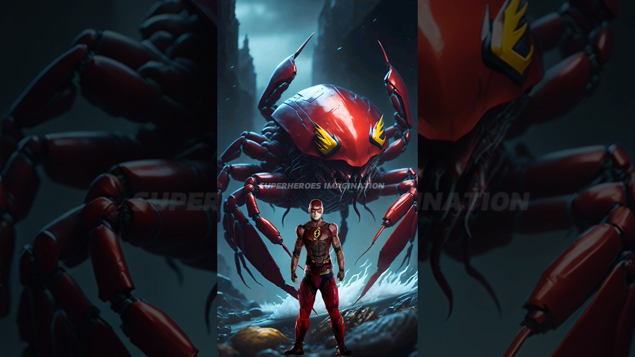 💥SUPERHEROES but Crab⚡All Characters #shorts #marvel #dc