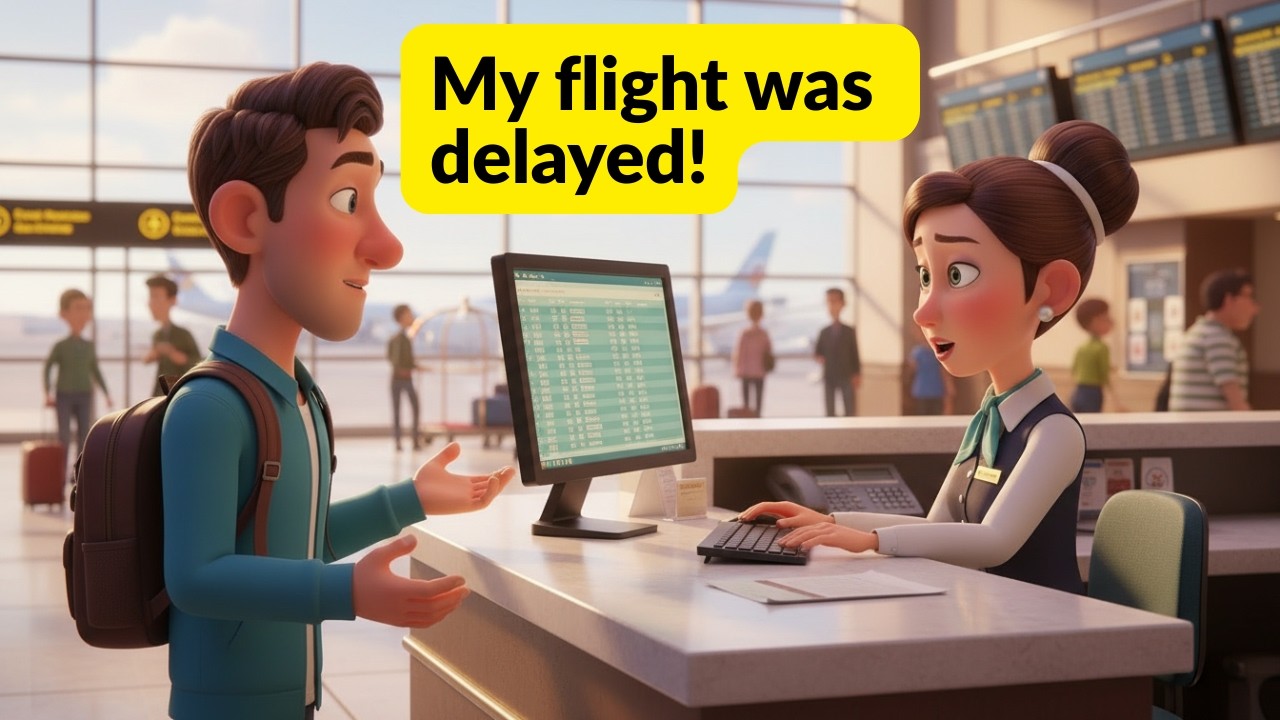 Learn English Conversation for Travel ✈️ Don't Get Lost at the Airport! | 15 Real-Life Dialogues