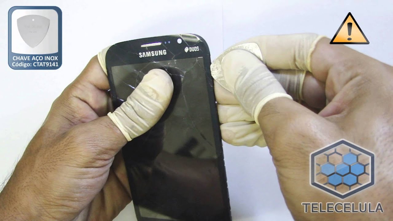 Como Trocar a Lente, Visor, Touch Screen do Samsung Galaxy Gran Duos GT-I9082 - TELECELULA