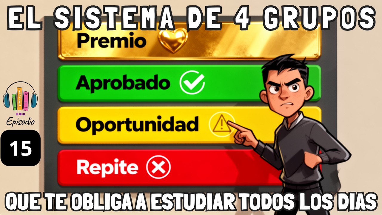 15 - 🔥 Adiós a la Nota de 11: El Sistema de 4 GRUPOS que te Obliga a Estudiar Todos los Días