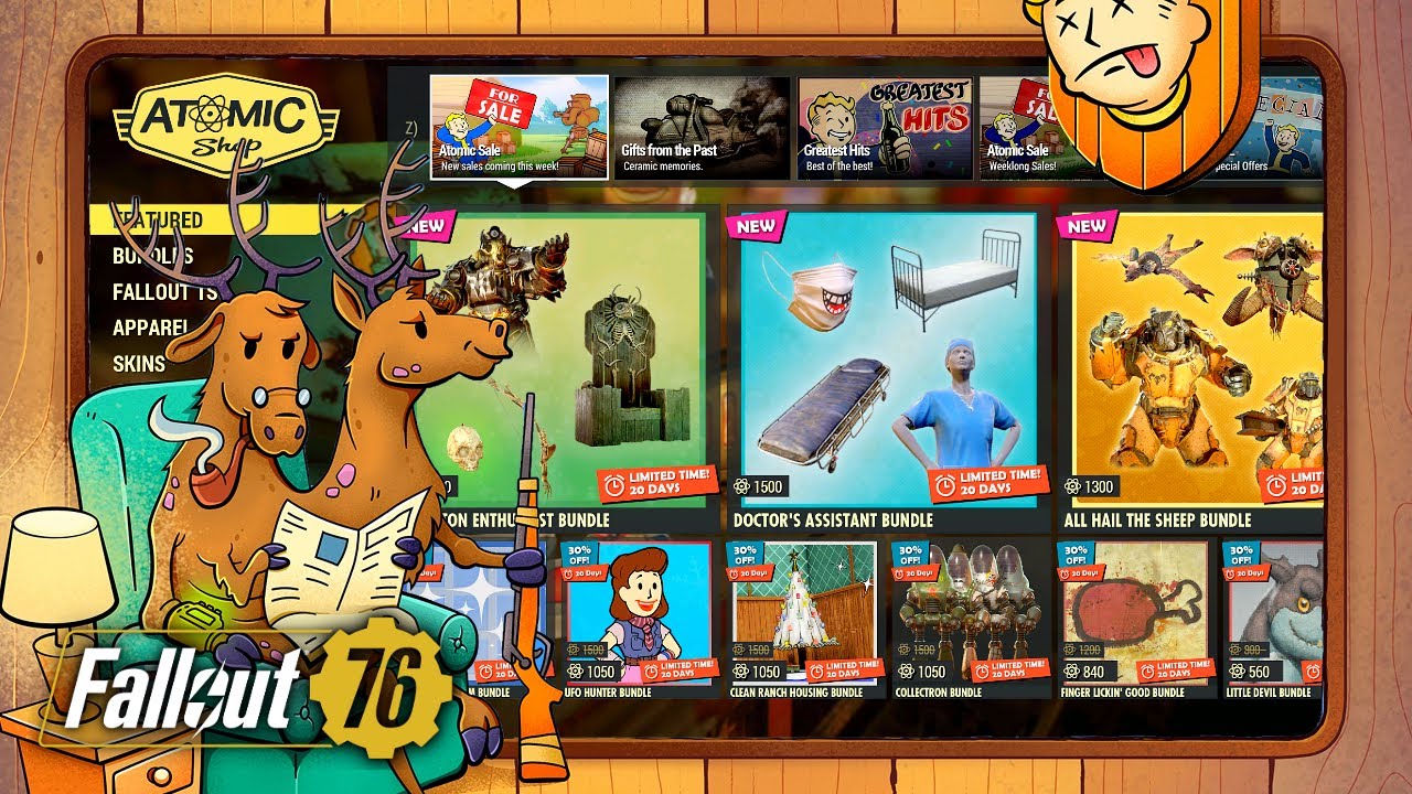 Fallout 76: Atomic Shop New Fallout 1st Build Set. 04 March 2025