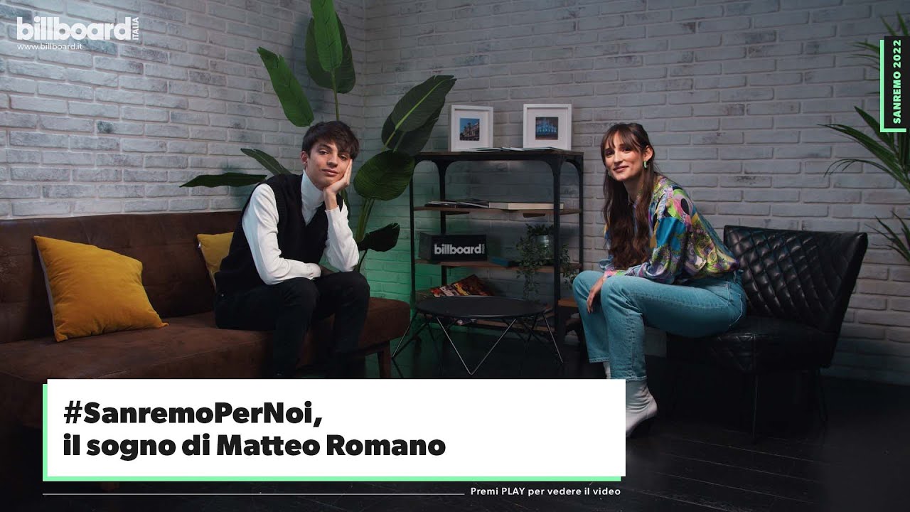 #SanremoPerNoi, il sogno di Matteo Romano