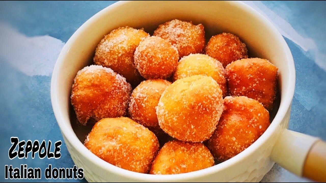 HOW TO MAKE ZEPPOLE / DELICIOUS  ITALIAN DONUTS / MAGIC OUT OF HANDS