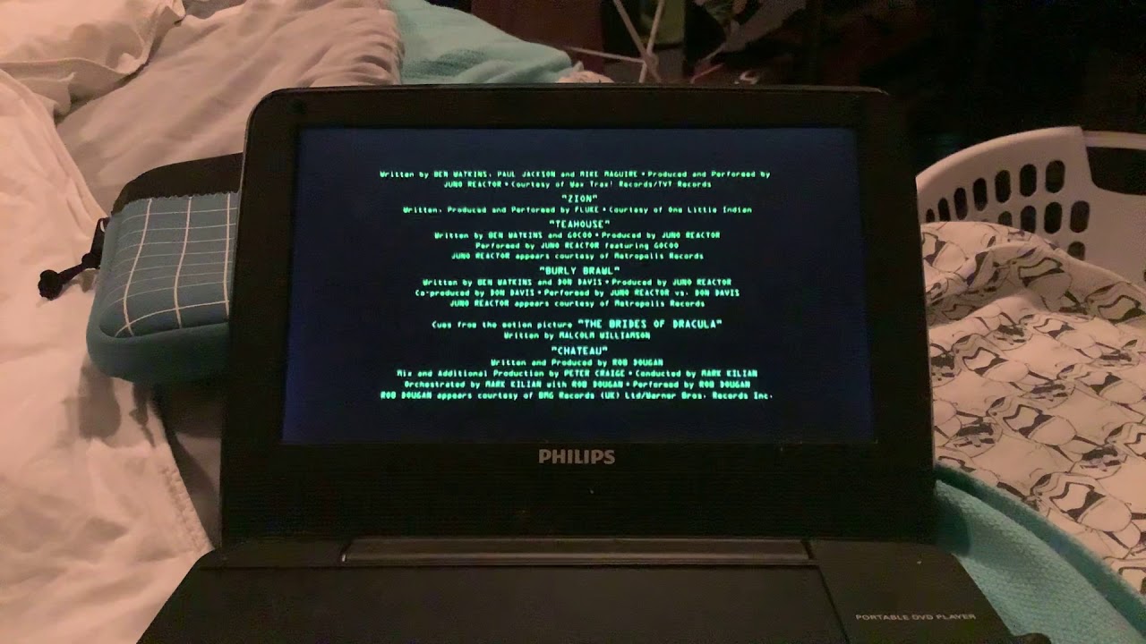 Closing to The Matrix Reloaded 2003 DVD