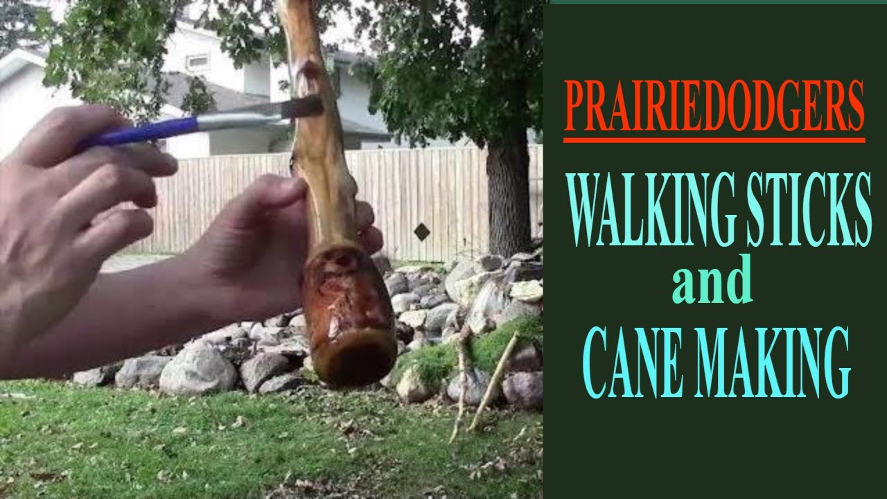 Making walking sticks and canes for exploring The Great Outdoors