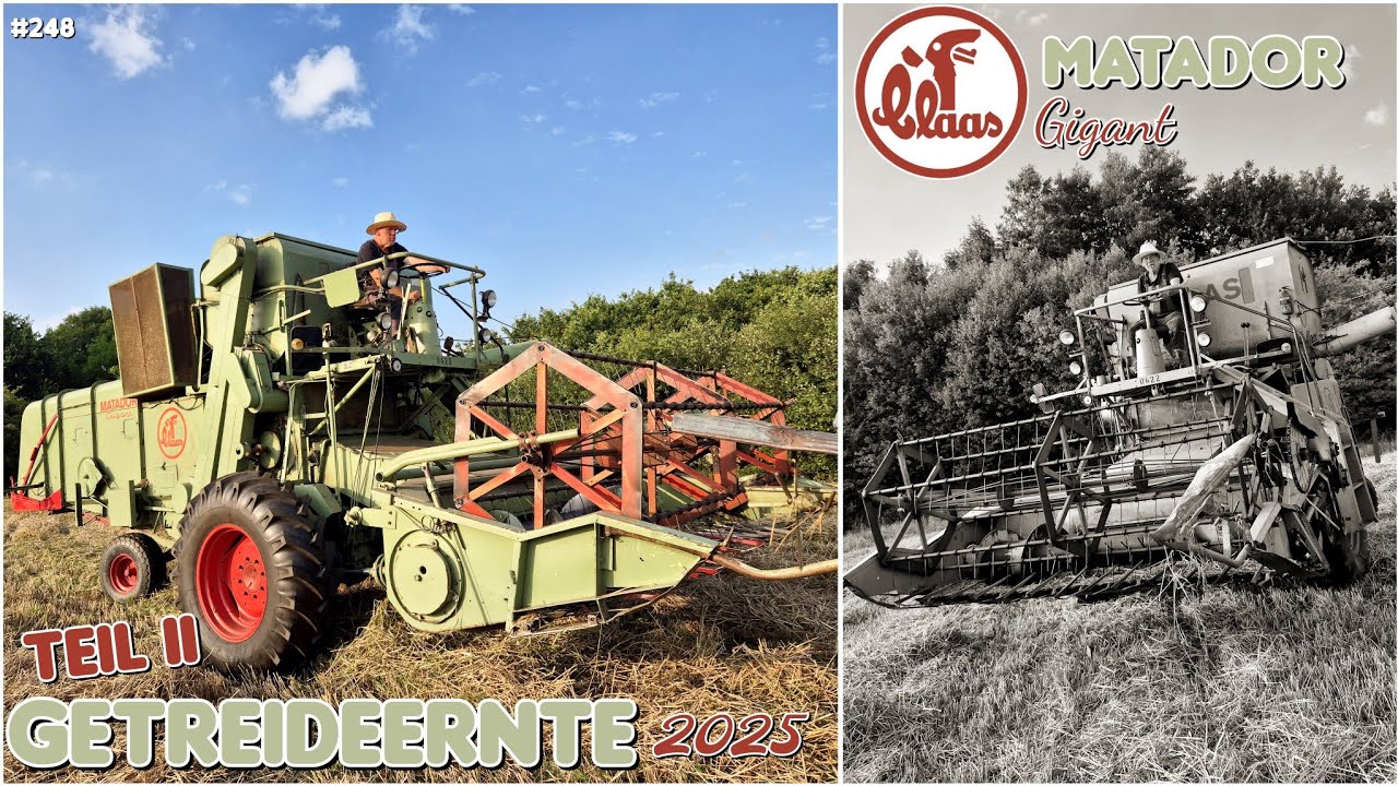 TEIL 2 - CLAAS Matador GIGANT in der SOMMERGERSTE | Von der AUSSAAT bis zur ERNTE | oldtimer_junkie