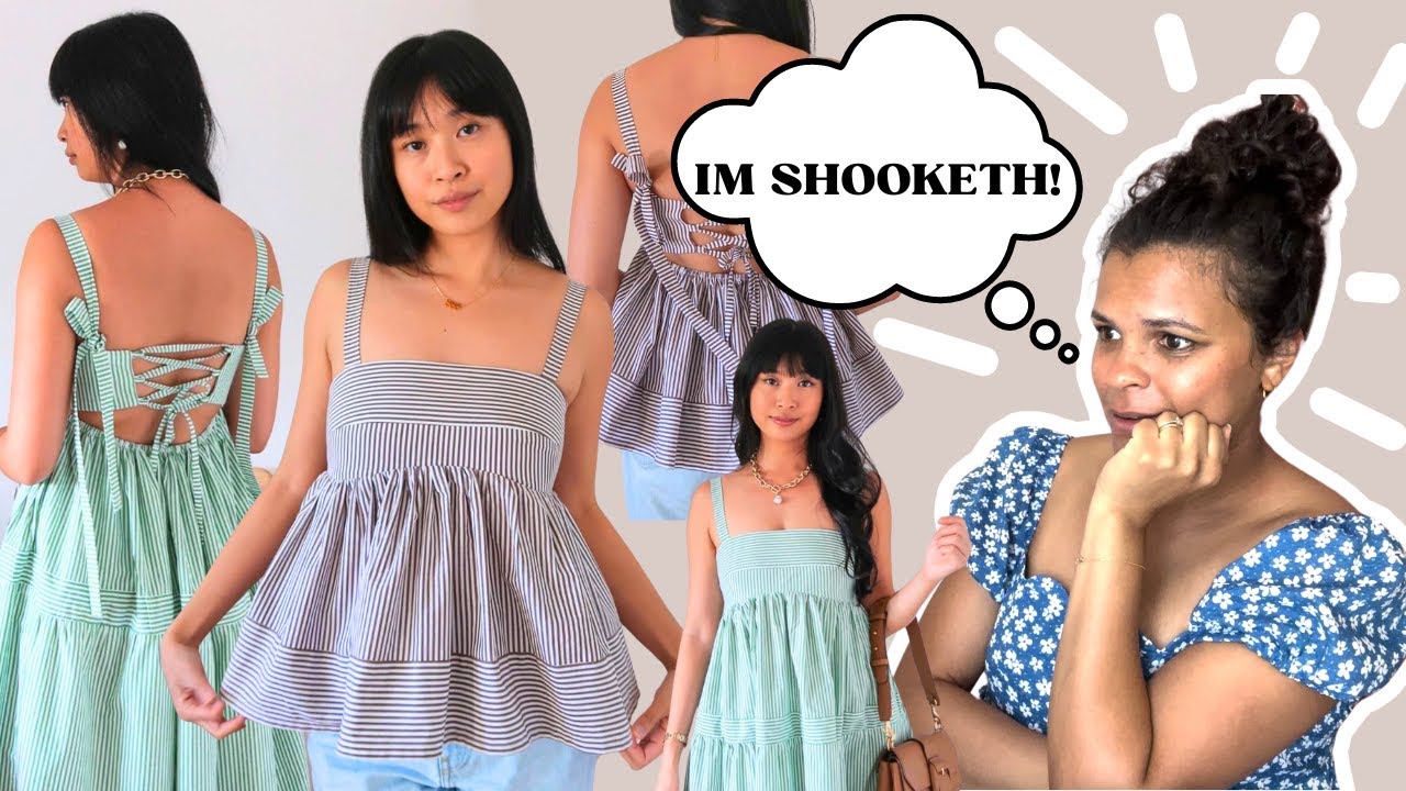 Реакция на выкройку платья-пузырька от Good Threads Studio!
