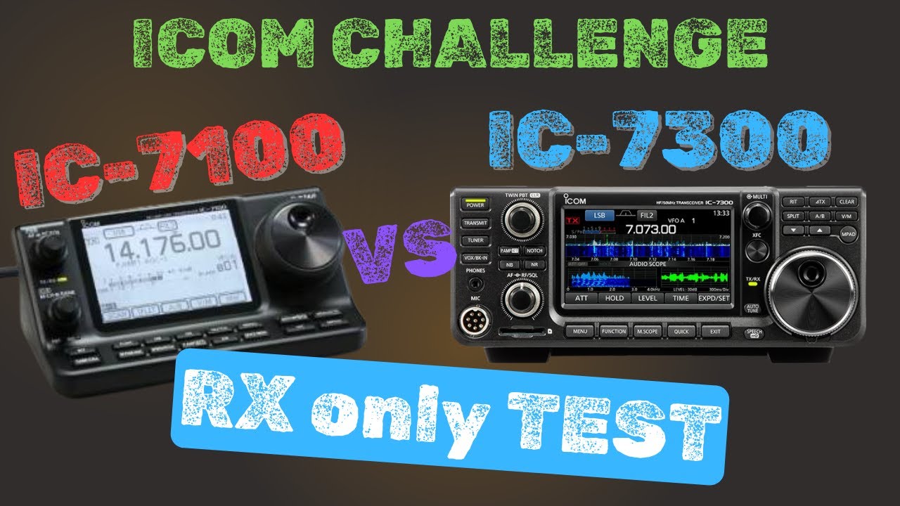 ICOM IC-7100 vs IC-7300 | Confronto in ricezione CW - SSB