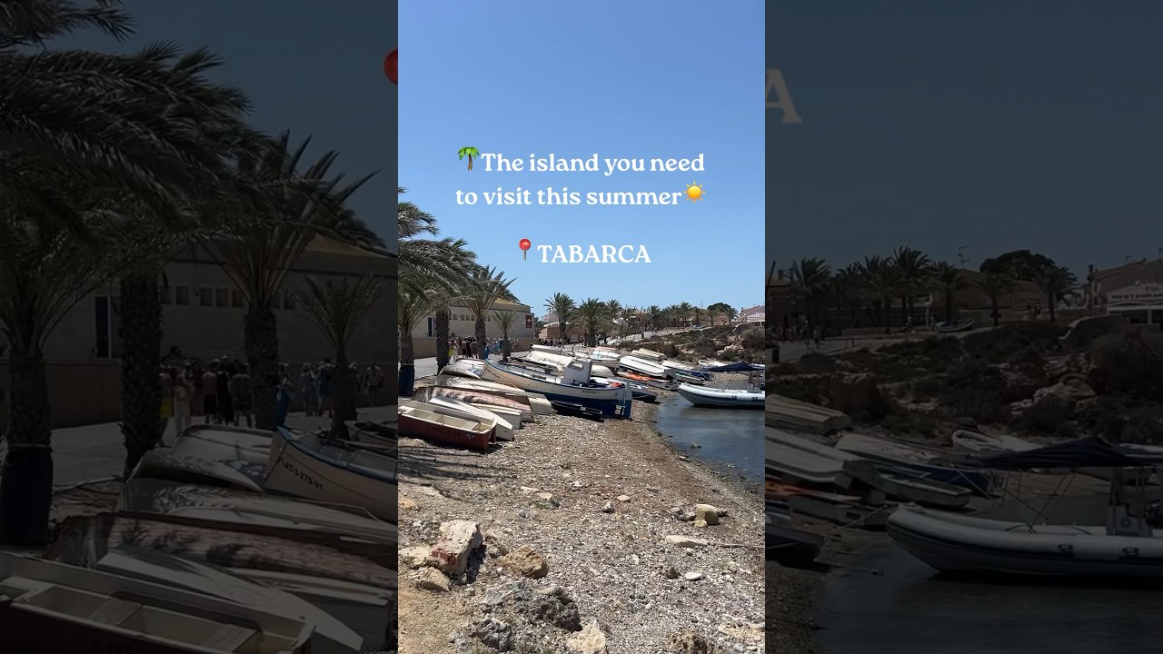 🏝️Tabarca is the island you need to visit this summer☀️#tabarca #spain #mediterranean