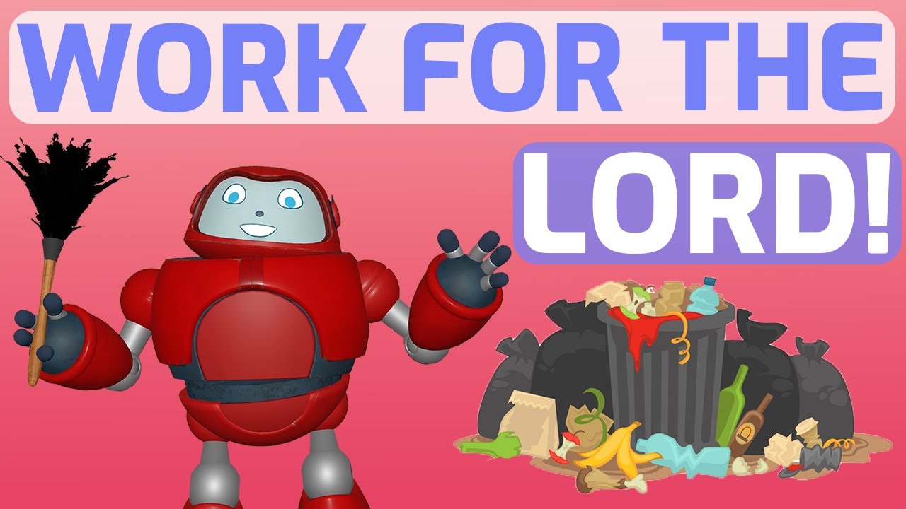 Gizmo's Daily Bible Byte - 150 - Colossians 3:23 - Work for the Lord!