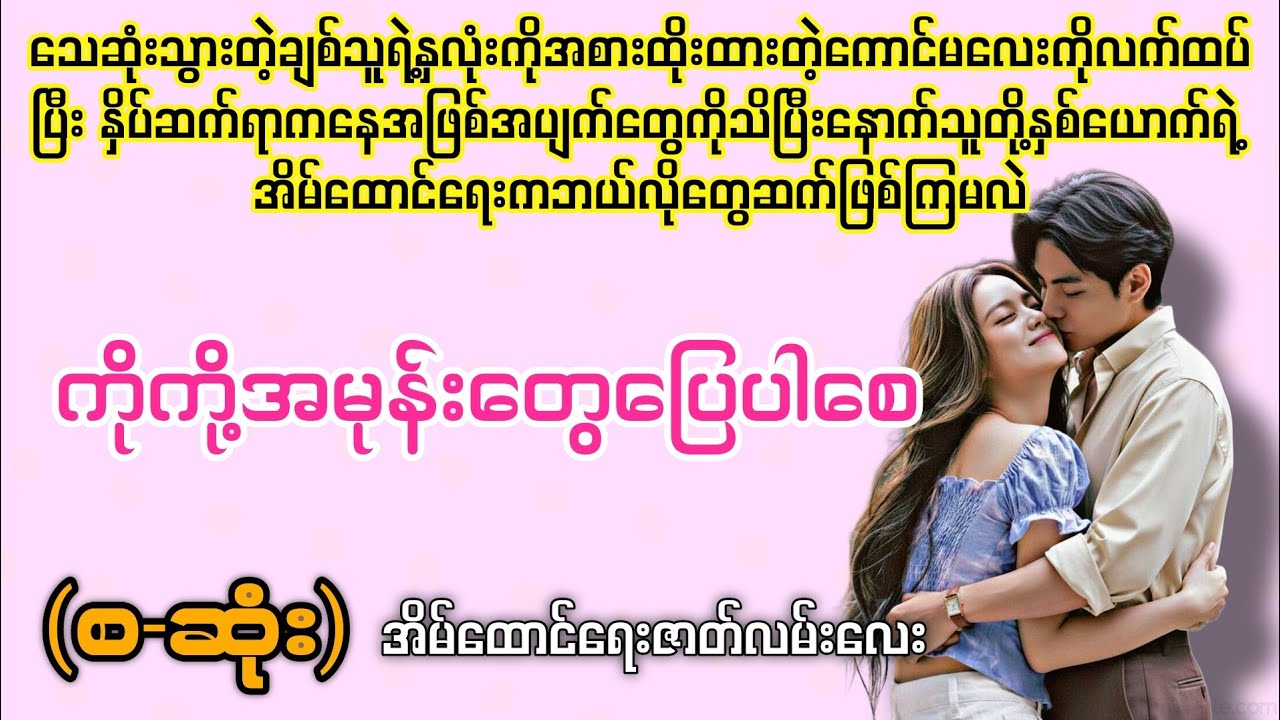 ကိုကို့အမုန်းတွေပြေပါစေ (စ-ဆုံး) #novelboxchannel 