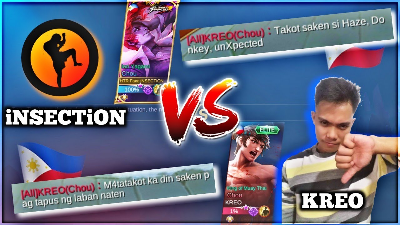 iNSECTiON VS KREO, 12 YRS OLD MYTHIC •TAKOT DAW SA KANYA DONKEY, HAZE, unXpected?• CHOU VS CHOU 🔥