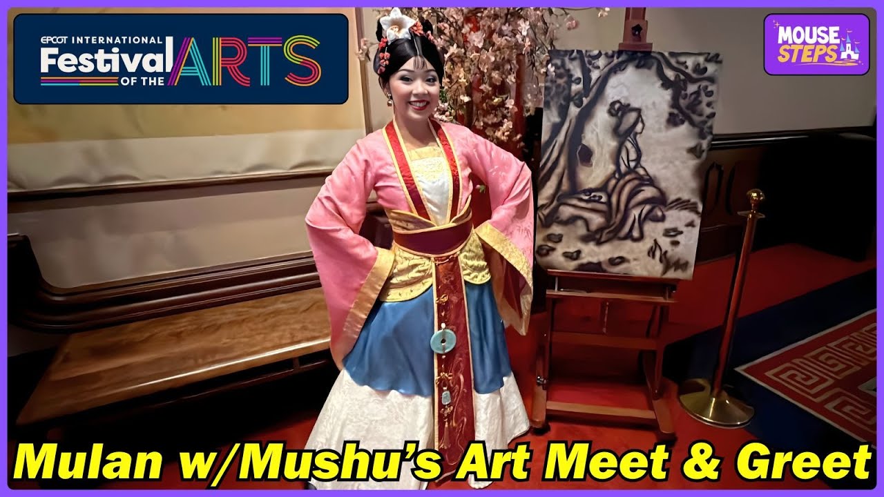 Mulan Meet & Greet with Mushu’s Art at EPCOT International Festival of the Arts 2026 - Disney World