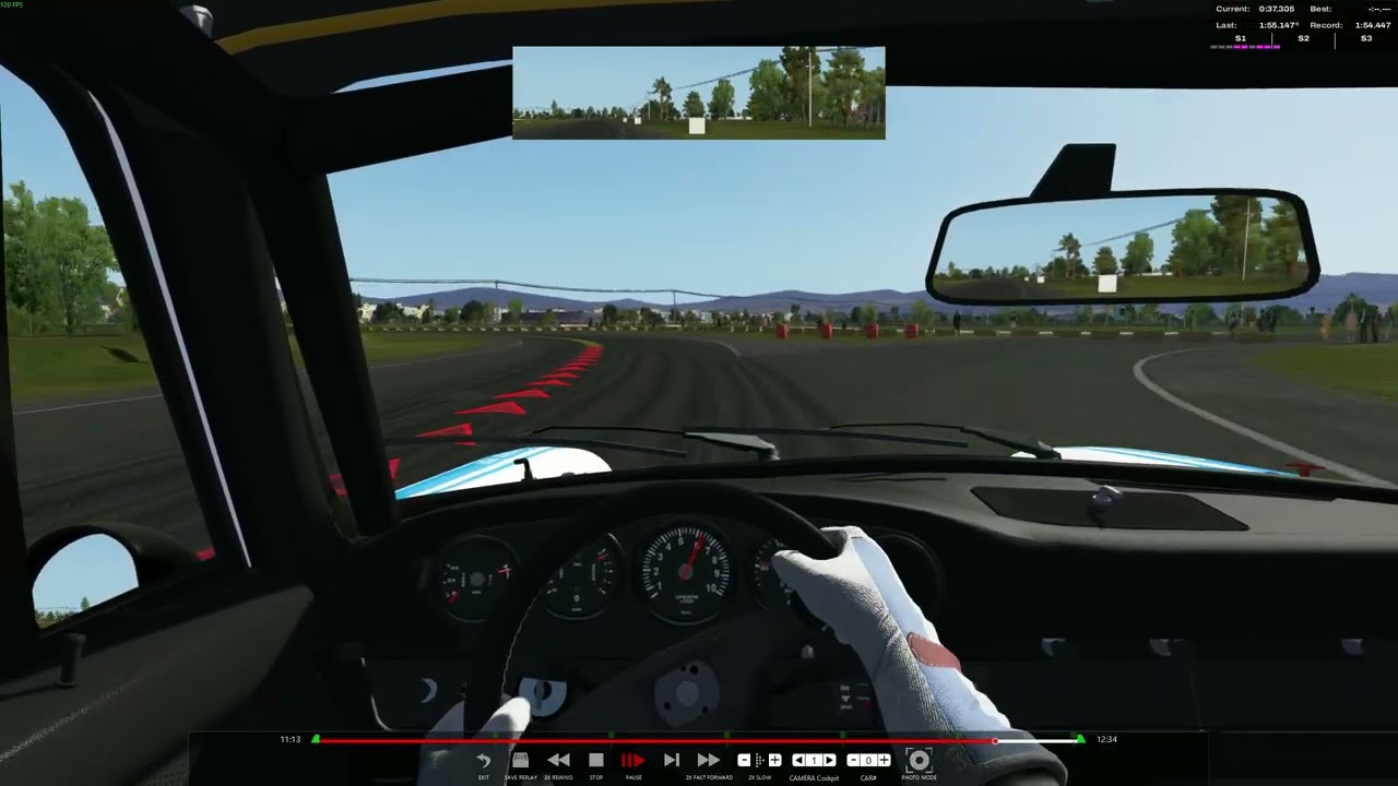 1973 Porsche 911 RSR \ 1967 Magdalena Mixhuca Racetrack No Tires