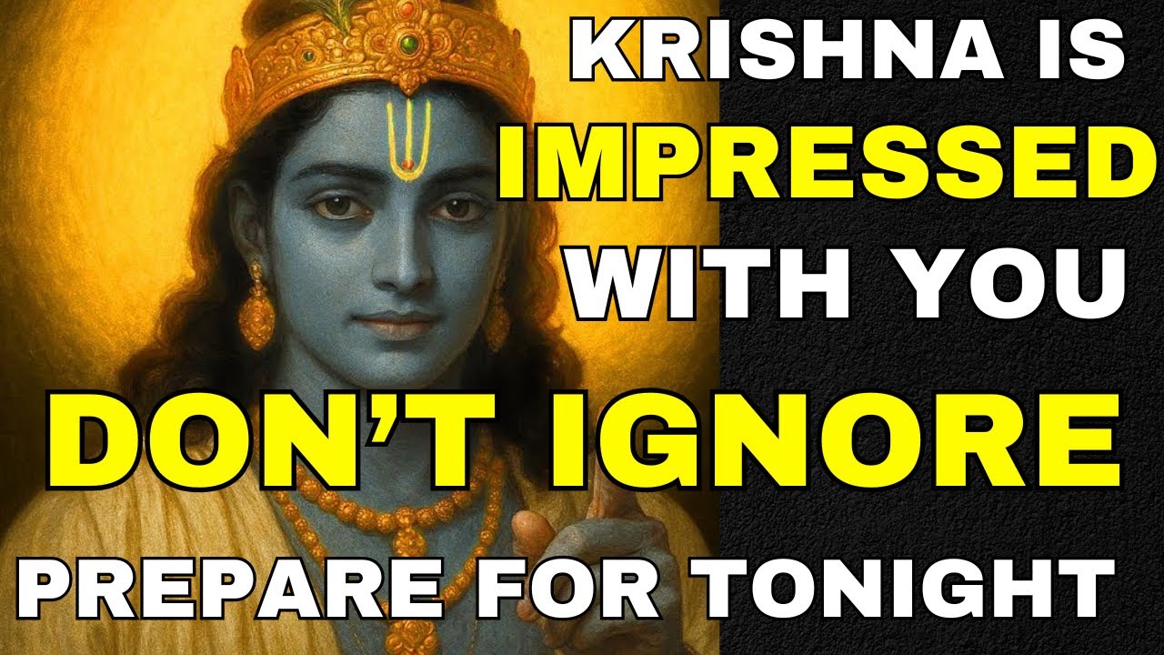 KRISHNA SAYS: KRISHNA IS IMPRESSED WITH YOU....DON'T IGNORE MY CHILD...33