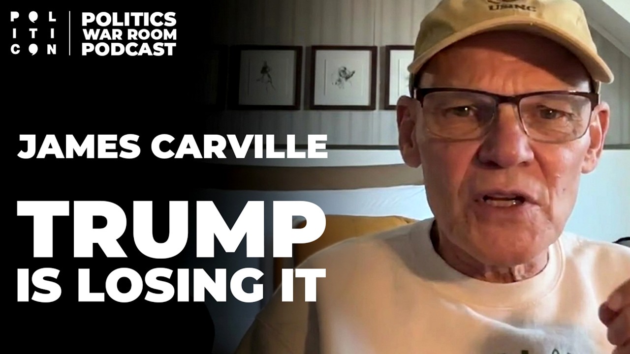 James Carville: Trump Is Losing It - Politics War Room Podcast (Full Episode) - Schisms