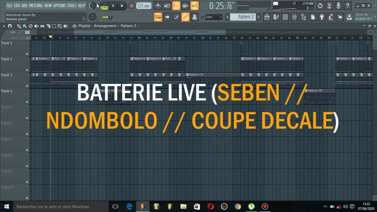 Batterie Live  (Seben//Ndombolo//Coupé Decalé)