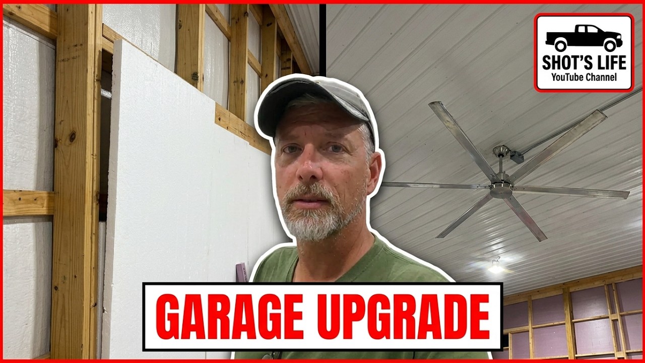 Foam Board, Framing and Parrot Uncle Ceiling Fans | Ultimate Garage | EPS | Shots Life