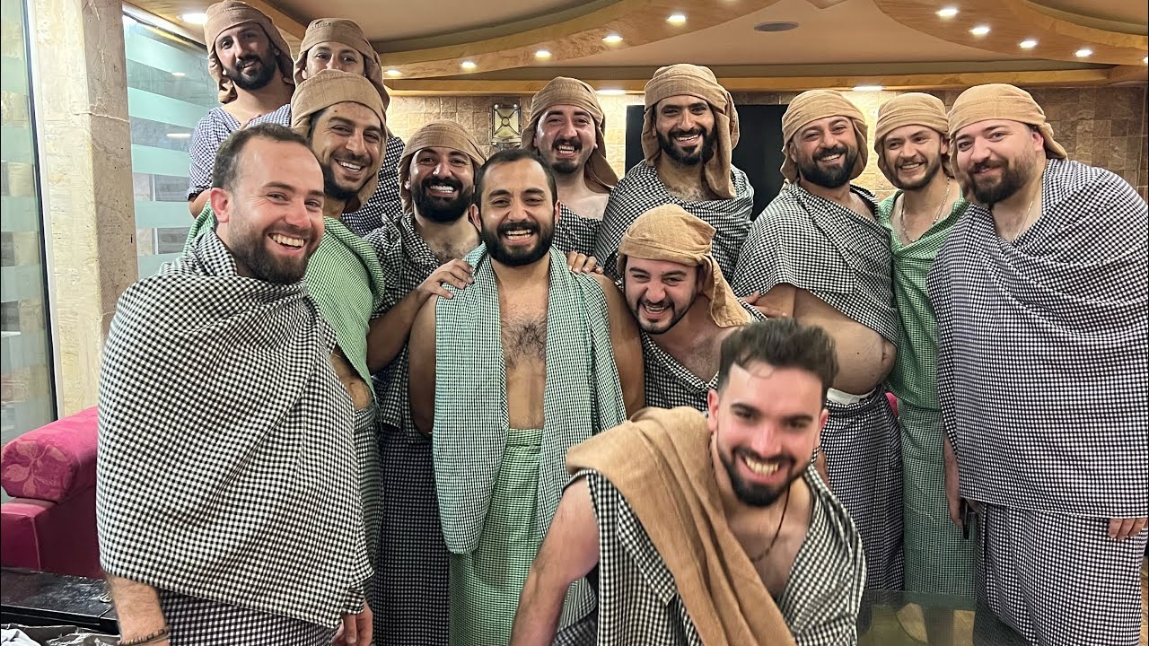 حمام العريس..اخر حمام بالعزوبية..فرحة اصحاب العريس