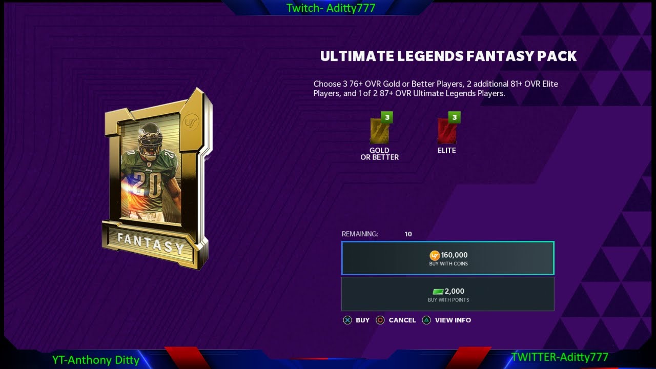 SPENDING ALL MY MADDEN 21 COINS!!!!
