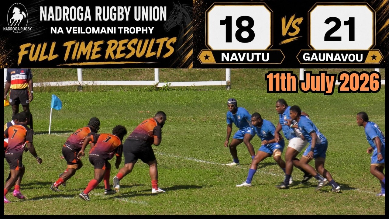 Navutu v Gaunavou 11th July 2026 Nadroga Club Playoffs #rugby