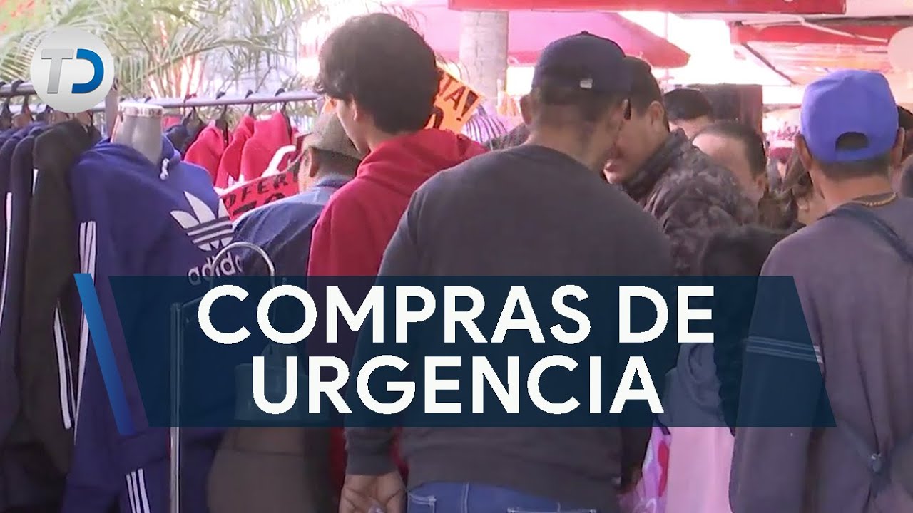 Compras de pánico en el centro de Torreón; lo abarrotan