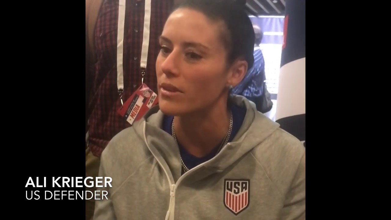 Ali Krieger, Ashlyn Harris at World Cup media day