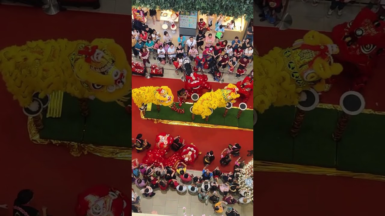 27 February 2026 seletar mall. CNY Lion Dance. 