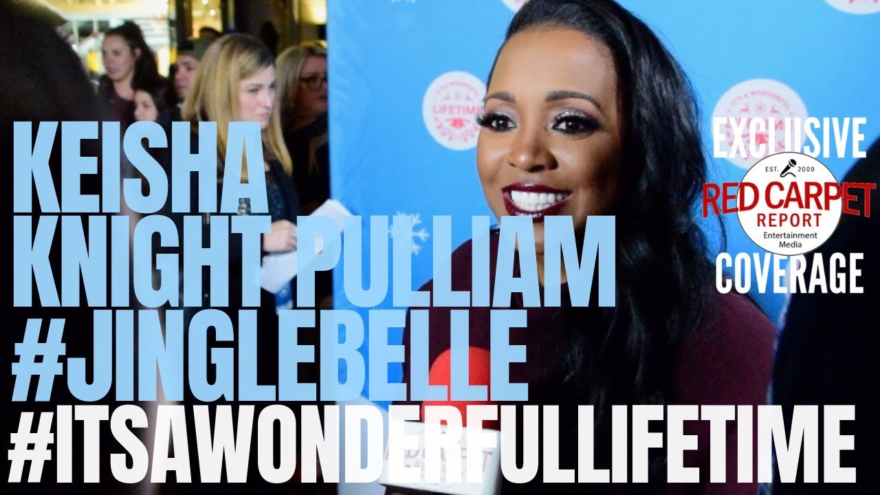 Keisha Knight Pulliam #JingleBelle interview #ItsAWonderfulLifetime Christmas Kickoff #LifeTimeTV