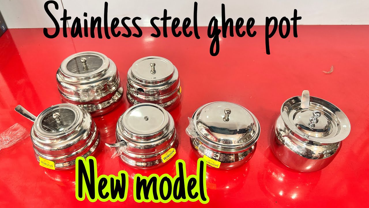 HORIZON STAINLESS STEEL GHEE POT REVIEW | Steel ghee dabba for serving