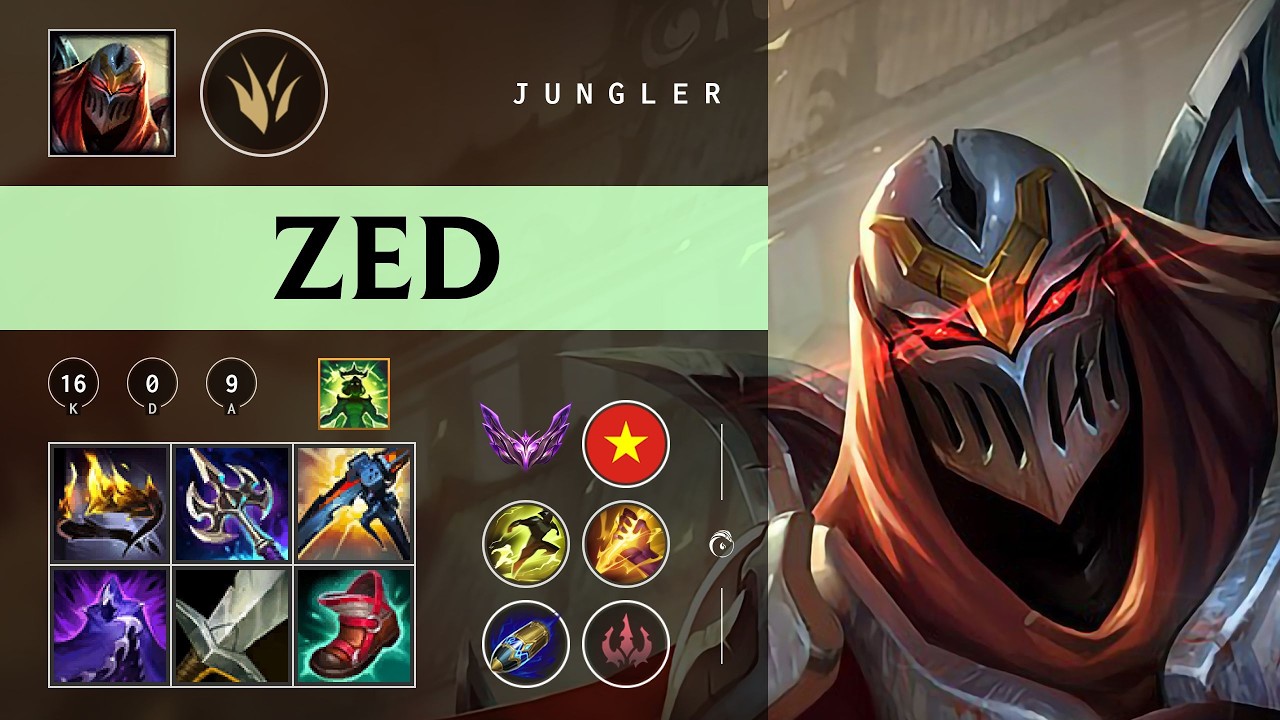 Zed Jungle vs Aatrox - VN Master Patch 26.05