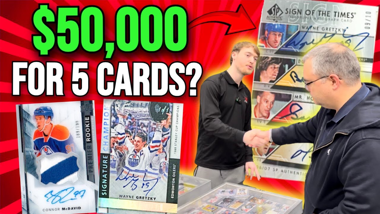 Buying GRAIL Hockey Cards at the Montreal Sport Card Expo !!