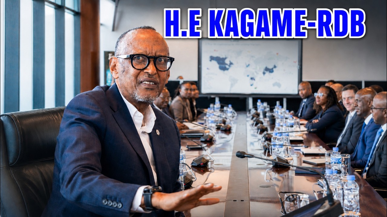H.E KAGAME YAYOBOYE INAMA IKOMEYE MURI RDB