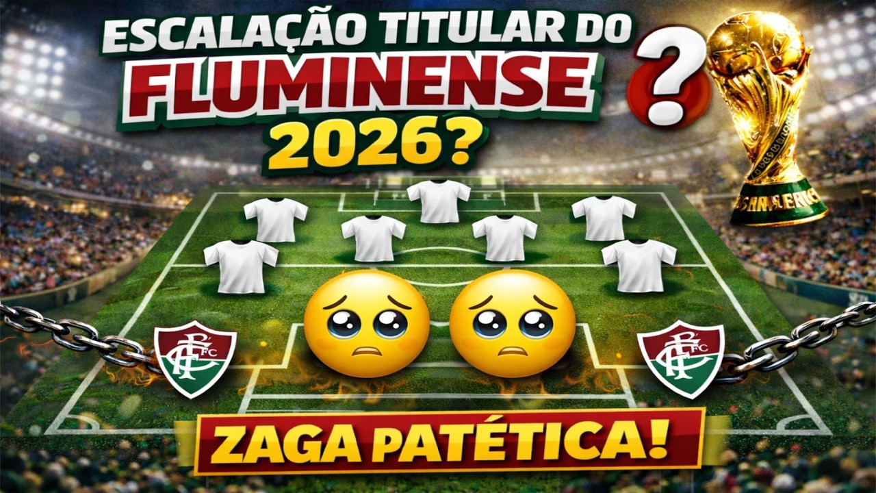 🚨A Possível escalação do Fluminense em 2026!! Dá pra brigar por títulos com essa zaga ?
