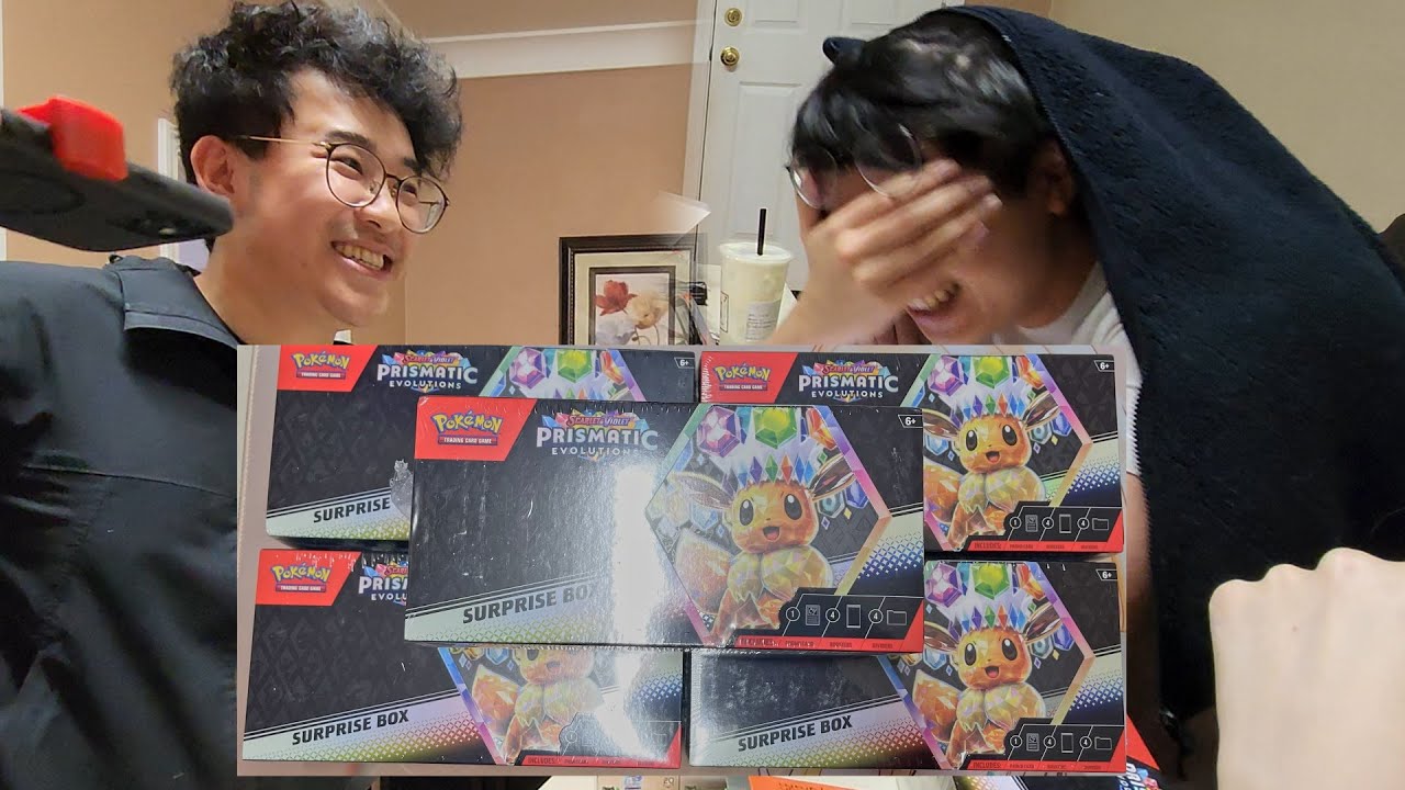 They CHANGED the Weights - Pokemon Prismatic Evolutions Surprise Box Openings x7