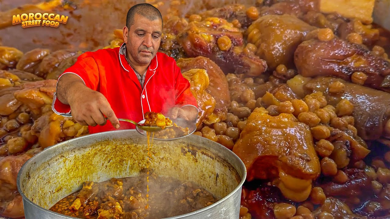 أخيراً.. سر كراعي بالحمص معلكين🤤يخليوك تلعق صباعك!  ! 🇲🇦! 🤤 سر الطياب فـ هاد الفيديو 🔥